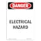 Signmission Safety Sign, OSHA Danger, 14" Height, Rigid Plastic, Portrait Electrical Hazard, Portrait OS-DS-P-1014-V-1836 - alternate 1